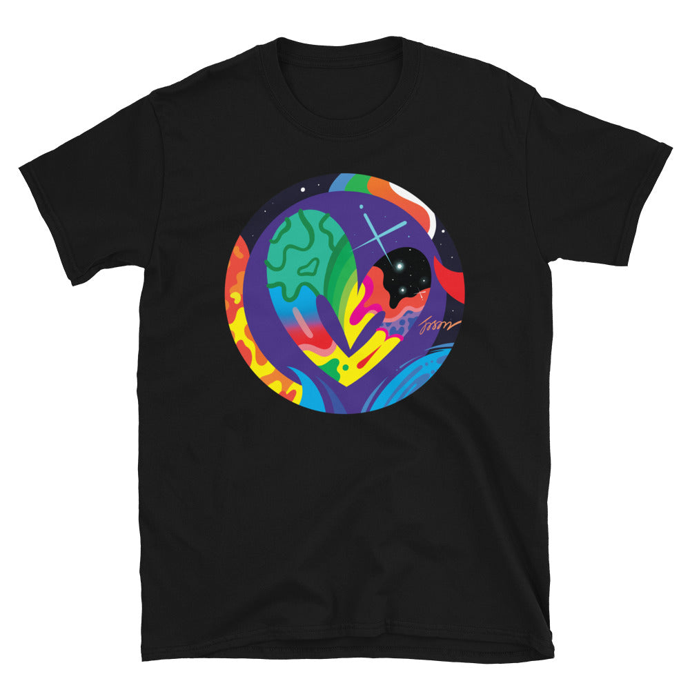 OPN HEART 006 CIRCLE T SHIRT UNISEX – OPN HEART, by Jason Naylor